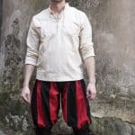 Tristan - Late Medieval Cotton Shirt - Natural