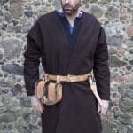Loki - Wool Viking Coat - Brown