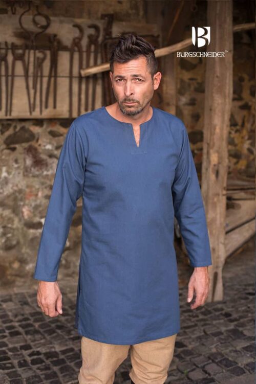 Leif - Cotton Undertunic - Blue
