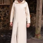 Renaud - Long Tunic with Hood - Natural