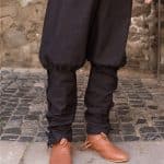 Wigbold - Cotton Viking Pants - Black