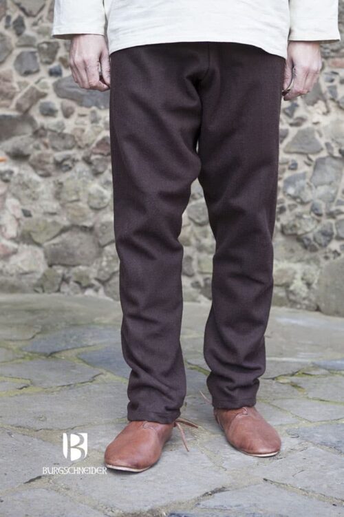 Fenris - Thorsberg Wool Viking Pants - Brown