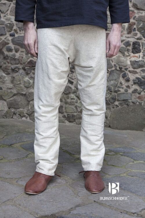 Ragnar - Thorsberg Cotton Viking Pants - Natural Hemp Color