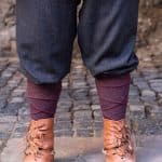 Ivar - Rus Pants - Herringbone Woven Cloth - Black and Gray
