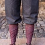 Tilda - Rus Pants - Herringbone Woven Cloth - Black and Gray