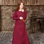 Freya - Viking Cotton Underdress - Bordeaux