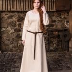 Freya - Viking Cotton Underdress - Natural