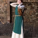 Haithabu - Cotton Viking Outer Dress - Green