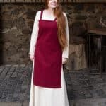 Jodis - Wool Viking Outer Dress - Red