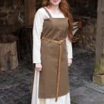 Jodis - Wool Viking Outer Dress - Autumn Green