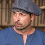 Harald - Medieval Wool Beret - Gray