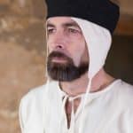 Hugo - Medieval Wool Cap - Black