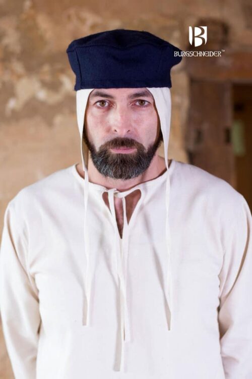 Hugo - Medieval Wool Cap - Blue