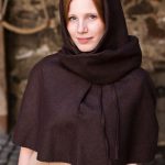 Gugel Curt - Medieval Wool Cowl - Brown