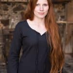Lysia - Wool Blouse - Black