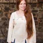 Lysia - Wool Blouse - Natural