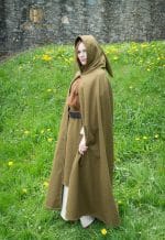 Hibernus - Wool Hooded Cloak - Autumn Green