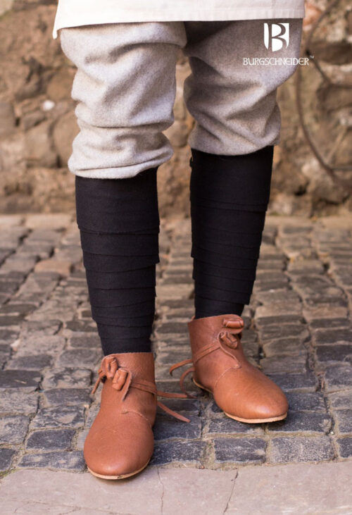 Aki Wool Leg Wraps - Black