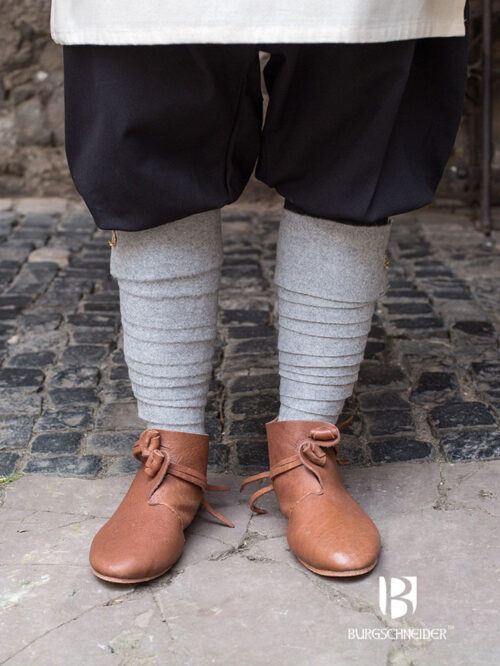 Aki Wool Leg Wraps - Gray