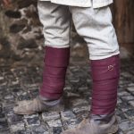 Aki Wool Leg Wraps - Red
