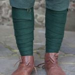Aki Wool Leg Wraps - Green