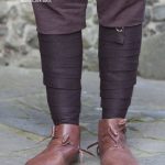 Aki Wool Leg Wraps - Brown