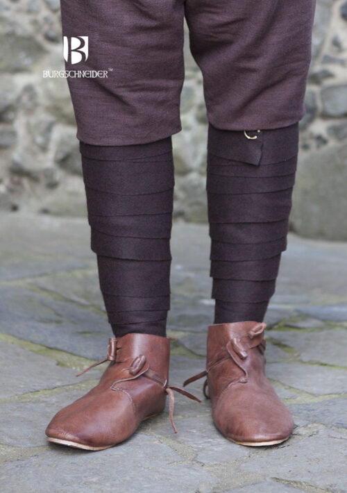 Aki Wool Leg Wraps - Brown