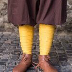 Aki Wool Leg Wraps - Yellow