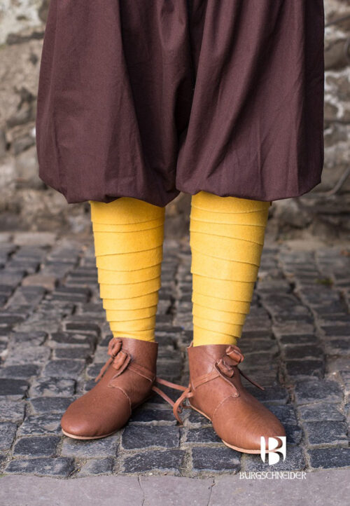 Aki Wool Leg Wraps - Yellow