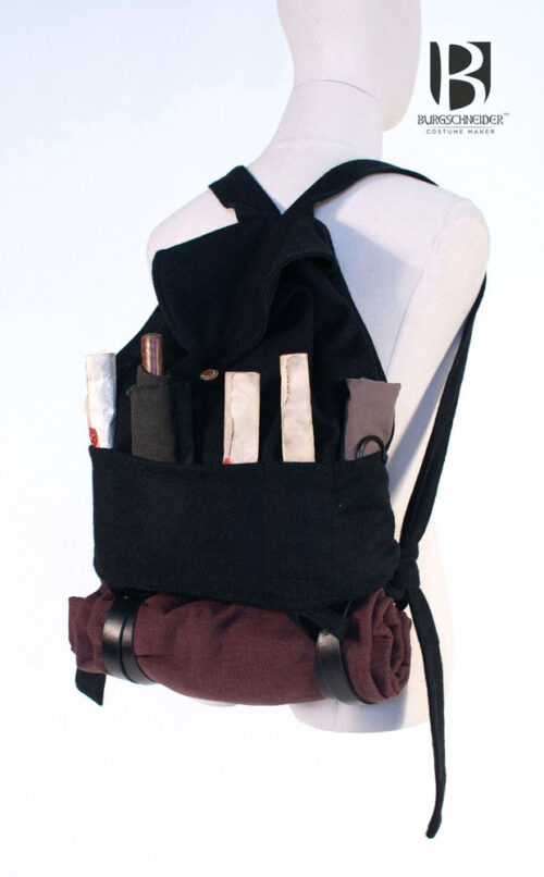 Robin - Adventurer's Wool Rucksack - Black