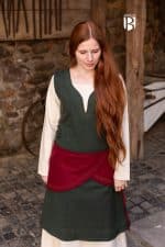 Ketra - Wool Waist Sash - Red