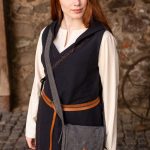 Juna - Wool Messenger Bag - Dark Gray
