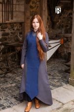 Isa - Cotton Fantasy Apron Overdress - Blue