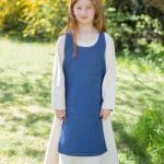 Ylva - Childrens Viking Dress - Ocean Blue