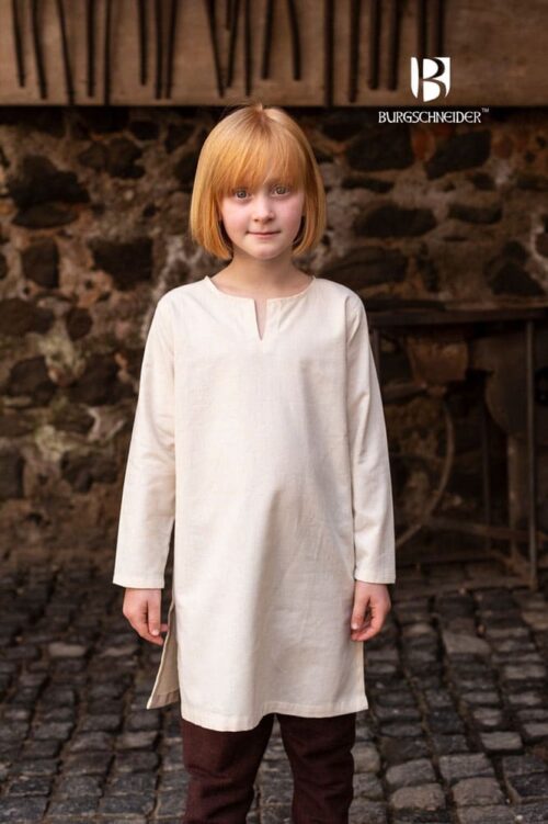 Leifsson - Children's Viking Undertunic - Natural