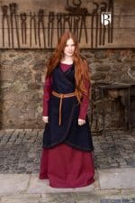 Myrana - Wool Wrap Dress - Blue