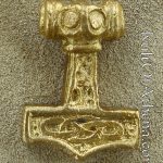 Brass Thor's Hammer Pendant