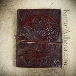 Leather-Bound Tree of Life Journal
