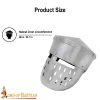 Crusader Peaked Pot Helm with Faceplate – 18 Gauge