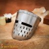 Crusader Peaked Pot Helm with Faceplate – 18 Gauge