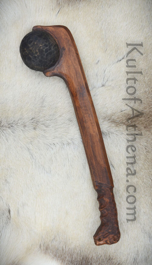 Native American Ball Club with Bear Handle