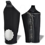 Upper Leg Padding with Steel Knee - Black