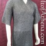 DANM Chainmail Half-Sleeve Haubergeon - Alternating Dome Riveted Construction