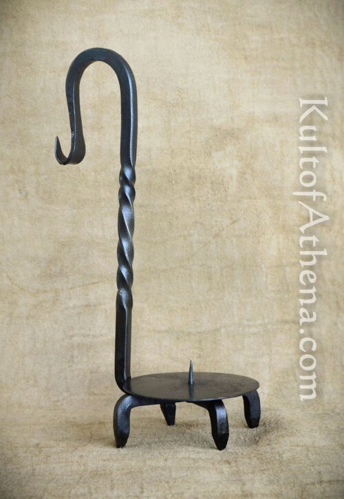 Forged Medieval Candle Holder