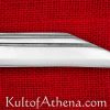 Viking Bone Grip Seax with Etched Norse Design