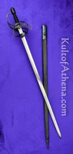 Blackened Swept Hilt Rapier