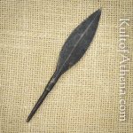Curved Leafblade Arrowhead - blackened