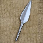 Curved Leafblade Arrowhead - polished