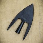 Large Curved Broadhead Arrowhead