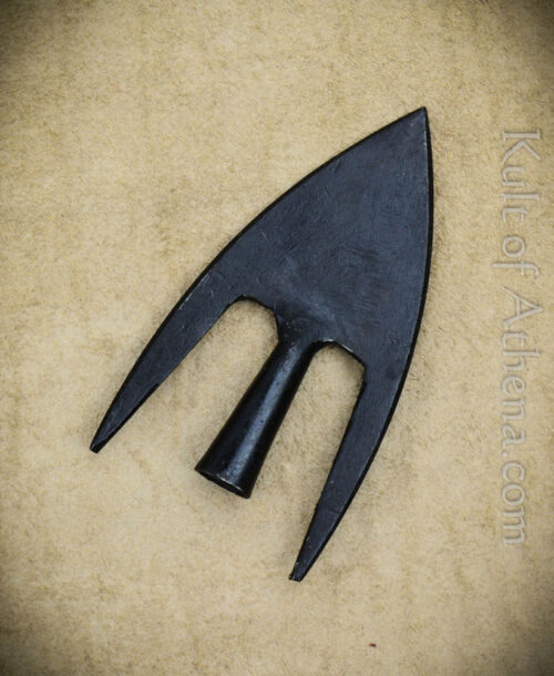 Large Curved Broadhead Arrowhead